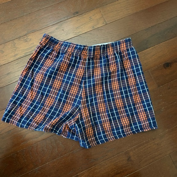 Pepperdine University plaid Flannel Boxer Shorts PJ size S - Picture 6 of 8